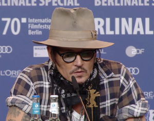 Jonny Depp in conferenza stampa